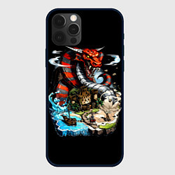Чехол для iPhone 12 Pro Max Аспид причала - Герои Меча и Магии 3, цвет: 3D-черный