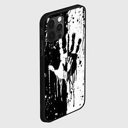 Чехол для iPhone 12 Pro Max Антиматерия подтеки, цвет: 3D-черный — фото 2