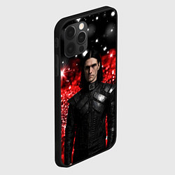 Чехол для iPhone 12 Pro Max Bones в кожаной куртке, цвет: 3D-черный — фото 2