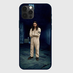 Чехол для iPhone 12 Pro Max Bones - образ психа, цвет: 3D-черный