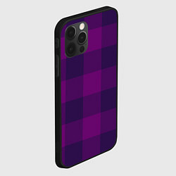 Чехол для iPhone 12 Pro Max Баклажан ультрафиолет, цвет: 3D-черный — фото 2