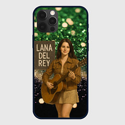 Чехол для iPhone 12 Pro Max Lana Del Rey играет на гитаре, цвет: 3D-черный