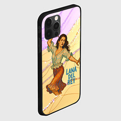 Чехол для iPhone 12 Pro Max Lana Del Rey танцует, цвет: 3D-черный — фото 2