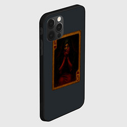 Чехол для iPhone 12 Pro Max Королева воров: дама червей, цвет: 3D-черный — фото 2
