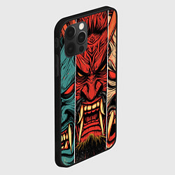 Чехол для iPhone 12 Pro Max Demons Oni - neuroart, цвет: 3D-черный — фото 2