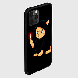 Чехол для iPhone 12 Pro Max Котик ситх, цвет: 3D-черный — фото 2