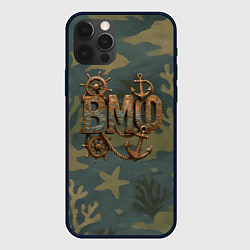 Чехол iPhone 12 Pro Max ВМФ старые буквы