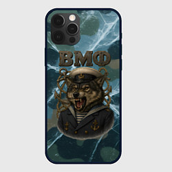 Чехол iPhone 12 Pro Max ВМФ злой волк