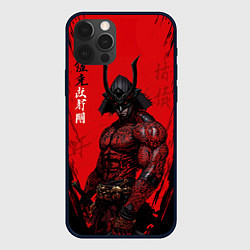 Чехол для iPhone 12 Pro Max Демон Они самурай, цвет: 3D-черный