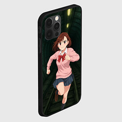 Чехол для iPhone 12 Pro Max Сиратори Айра бежит в туннеле, цвет: 3D-черный — фото 2