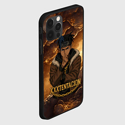 Чехол для iPhone 12 Pro Max XXXTentacion anime style, цвет: 3D-черный — фото 2