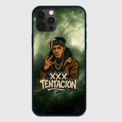 Чехол для iPhone 12 Pro Max XXXTentacion anime, цвет: 3D-черный