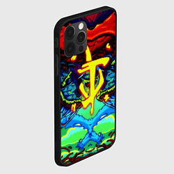 Чехол для iPhone 12 Pro Max Doom hyper monster, цвет: 3D-черный — фото 2