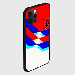 Чехол для iPhone 12 Pro Max Doom geometry cyber sport, цвет: 3D-черный — фото 2