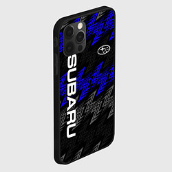 Чехол для iPhone 12 Pro Max Субару - blue, цвет: 3D-черный — фото 2