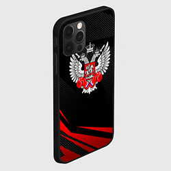 Чехол для iPhone 12 Pro Max Федерация бокса - красный спорт, цвет: 3D-черный — фото 2
