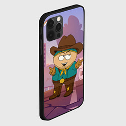 Чехол для iPhone 12 Pro Max Эрик Картман гот одет как ковбой, цвет: 3D-черный — фото 2