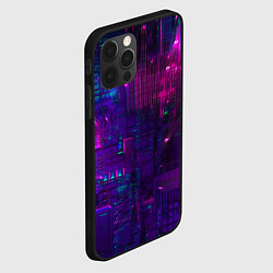 Чехол для iPhone 12 Pro Max Геометрия будущего, цвет: 3D-черный — фото 2