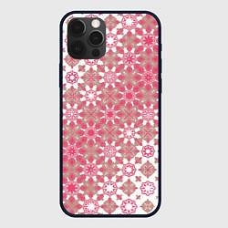 Чехол для iPhone 12 Pro Max Звездная россыпь-розовый, цвет: 3D-черный