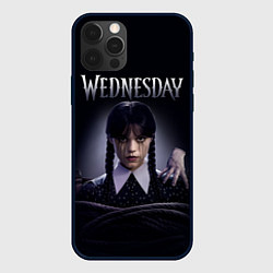 Чехол для iPhone 12 Pro Max Уэнздей Аддамс 2, цвет: 3D-черный