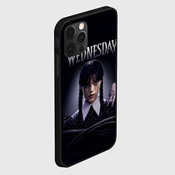 Чехол для iPhone 12 Pro Max Уэнздей Аддамс 2, цвет: 3D-черный — фото 2