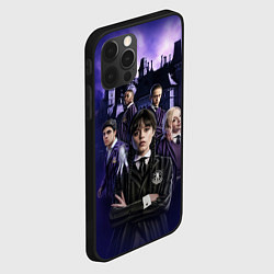Чехол для iPhone 12 Pro Max Невермор - Уэнздей Аддамс 2, цвет: 3D-черный — фото 2