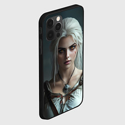 Чехол для iPhone 12 Pro Max Цири с янтарными глазами, цвет: 3D-черный — фото 2
