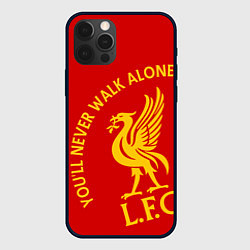 Чехол для iPhone 12 Pro Max Ливерпуль youll never walk alone, цвет: 3D-черный