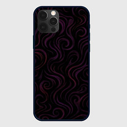 Чехол для iPhone 12 Pro Max Готичный принт, цвет: 3D-черный