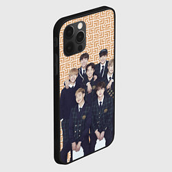 Чехол для iPhone 12 Pro Max BTS в костюмах, цвет: 3D-черный — фото 2
