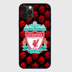 Чехол для iPhone 12 Pro Max Liverpool samurai, цвет: 3D-черный
