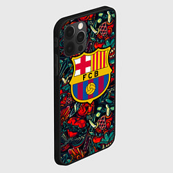 Чехол для iPhone 12 Pro Max Barcelona japan tatoo, цвет: 3D-черный — фото 2