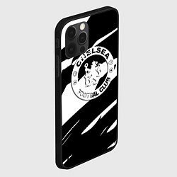 Чехол для iPhone 12 Pro Max Челси геометрия полсоы, цвет: 3D-черный — фото 2