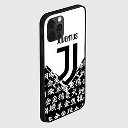 Чехол для iPhone 12 Pro Max Juventus символы китайские, цвет: 3D-черный — фото 2