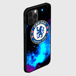 Чехол для iPhone 12 Pro Max Челси неоновый космос, цвет: 3D-черный — фото 2