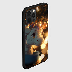 Чехол для iPhone 12 Pro Max Лошадка под новогодней елкой, цвет: 3D-черный — фото 2