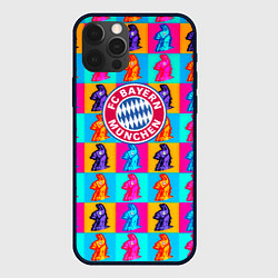 Чехол для iPhone 12 Pro Max Fortnite x Bayern, цвет: 3D-черный