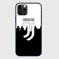 Чехол для iPhone 12 Pro Max Ювентус команды, цвет: 3D-черный