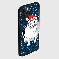 Чехол для iPhone 12 Pro Max Кот мем - 2026, цвет: 3D-черный — фото 2
