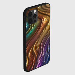 Чехол для iPhone 12 Pro Max Сморщенные складочки жидкости, цвет: 3D-черный — фото 2