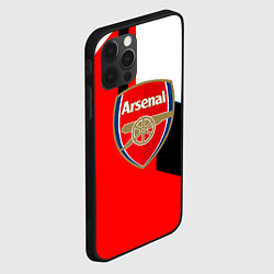 Чехол для iPhone 12 Pro Max Арсенал геометрия спорт, цвет: 3D-черный — фото 2