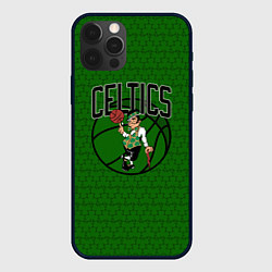 Чехол для iPhone 12 Pro Max NBA Celtics, цвет: 3D-черный