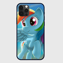 Чехол для iPhone 12 Pro Max My littlle pony, цвет: 3D-черный