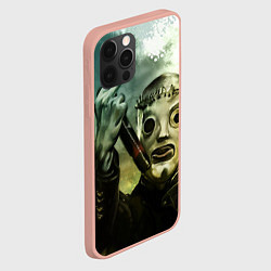 Чехол для iPhone 12 Pro Max Slipknot, цвет: 3D-светло-розовый — фото 2