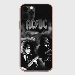 Чехол для iPhone 12 Pro Max AC/DC, цвет: 3D-светло-розовый