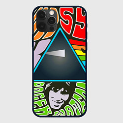 Чехол для iPhone 12 Pro Max Pink Floyd, цвет: 3D-черный