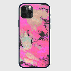 Чехол для iPhone 12 Pro Max Краска, цвет: 3D-черный