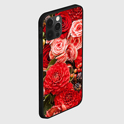 Чехол для iPhone 12 Pro Max Ассорти из цветов, цвет: 3D-черный — фото 2