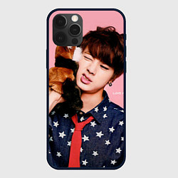 Чехол для iPhone 12 Pro Max BTS: Love Me, цвет: 3D-черный