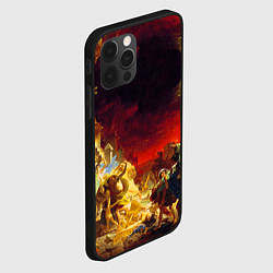 Чехол для iPhone 12 Pro Max Брюллов Последний день Помпеи, цвет: 3D-черный — фото 2